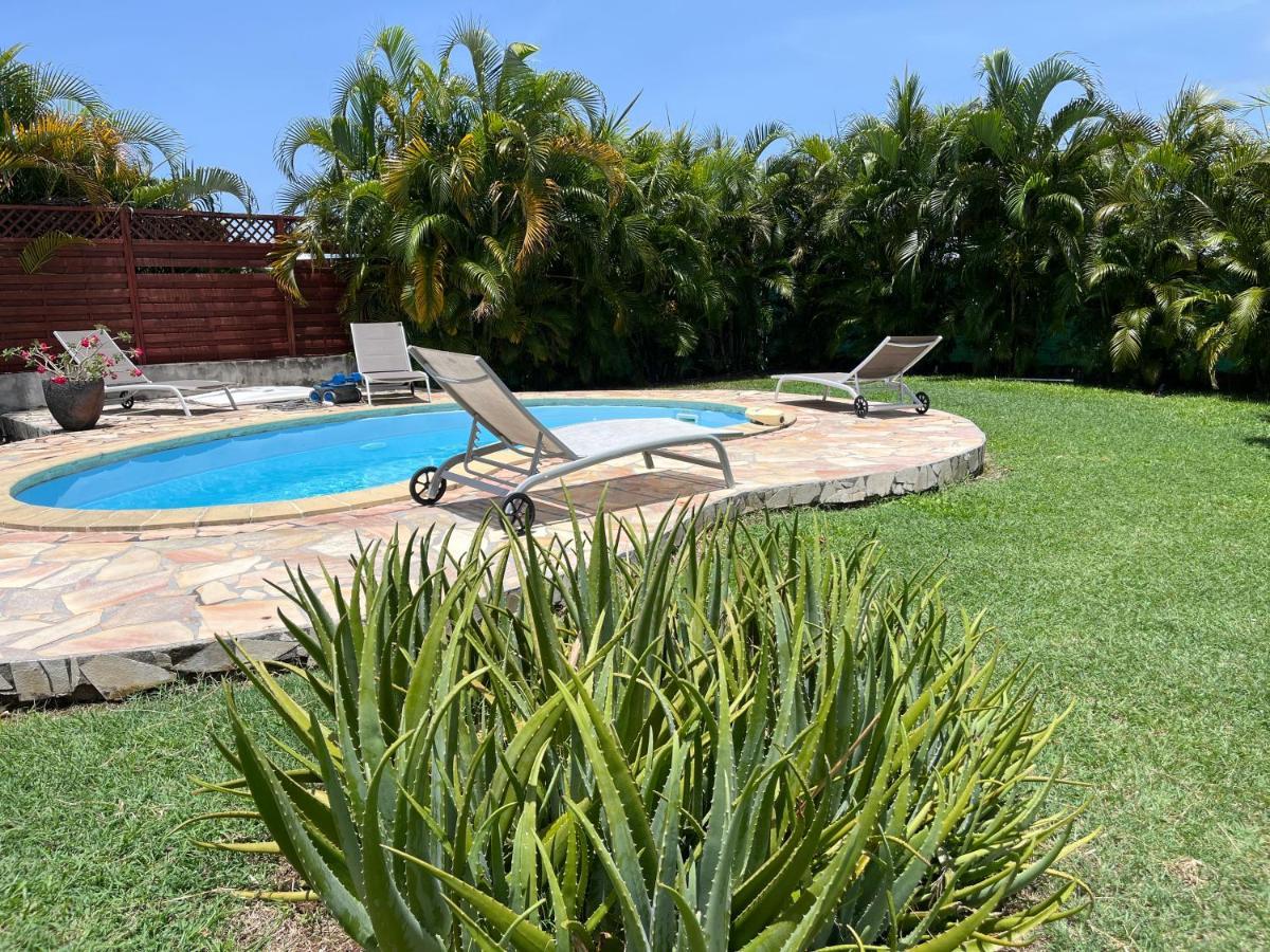 Villa Rose Des Sables Et Sa Piscine Privee Saint-Francois  Exterior foto