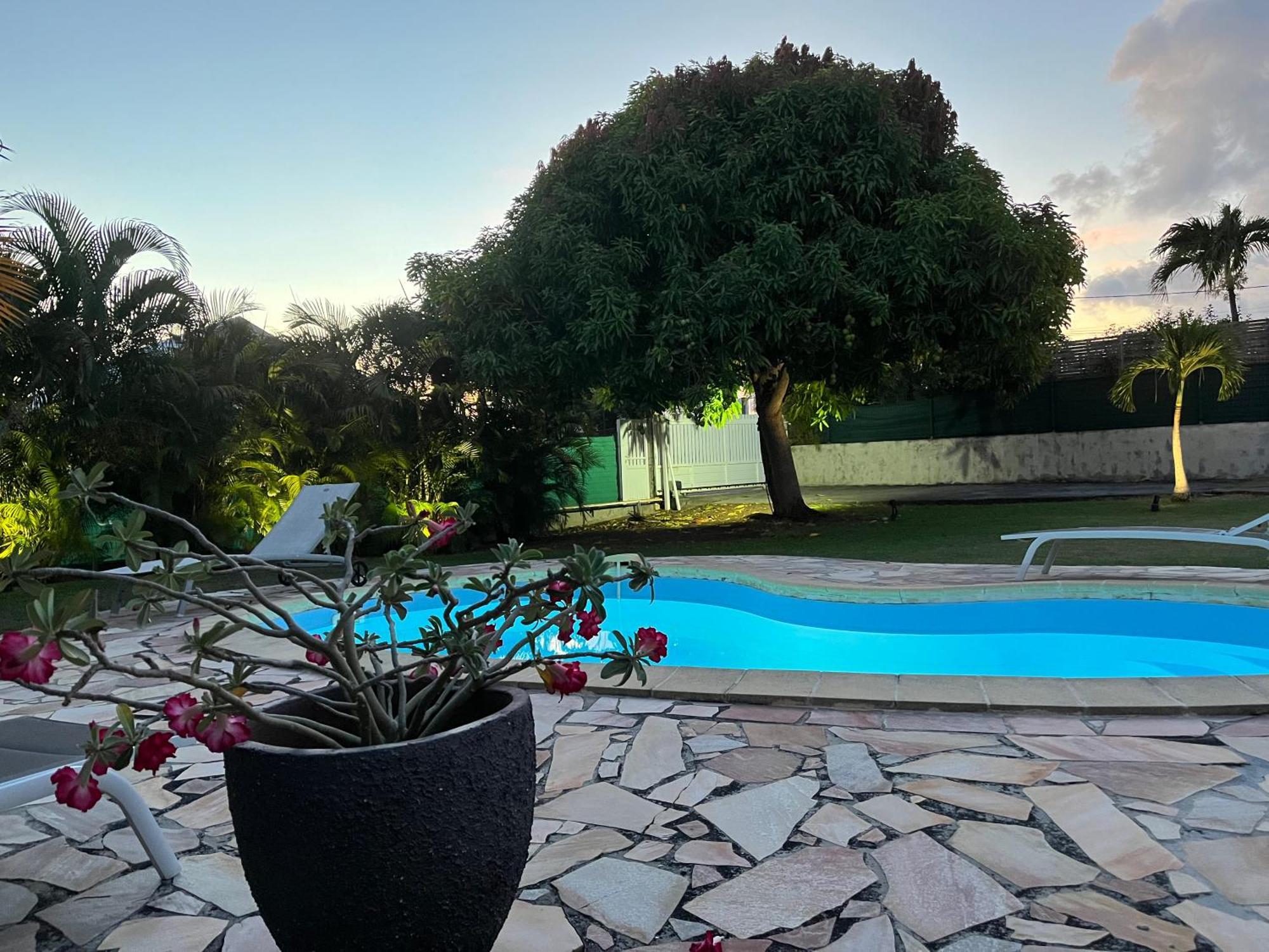 Villa Rose Des Sables Et Sa Piscine Privee Saint-Francois  Exterior foto